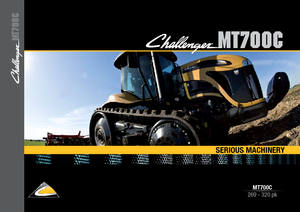 Tractores agrículas de orugas Challenger MT755 C