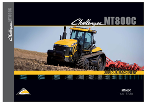 Tractores agrículas de orugas Challenger MT865 C