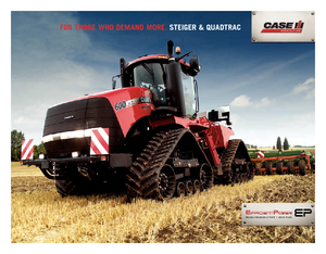 Tractores agrículas de orugas Case IH Quadtrac 450 EP