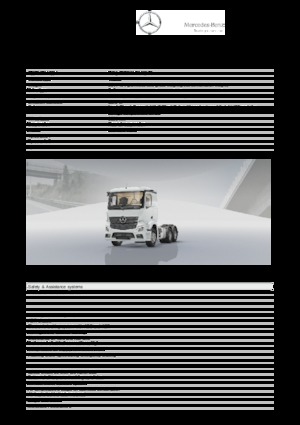 Tractoras Mercedes-Benz Actros 3348 AK 6x6