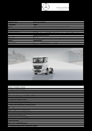 Tractoras Mercedes-Benz Arocs 1843 LS 4x2