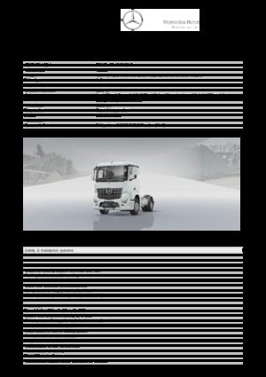Tractoras Mercedes-Benz Arocs 1845 LS 4x2