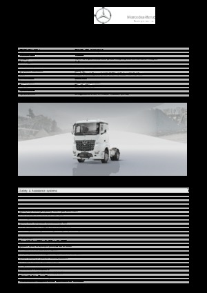 Tractoras Mercedes-Benz Arocs 1851 LS 4x2