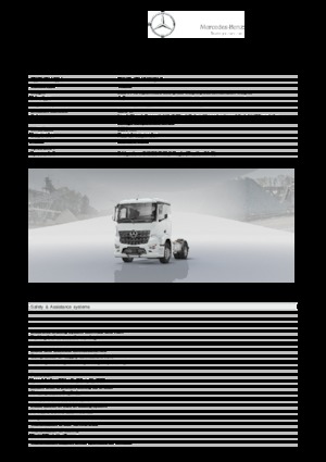 Tractoras Mercedes-Benz Arocs 2048 LS 4x2