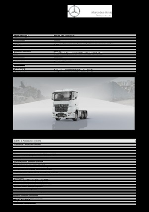 Tractoras Mercedes-Benz Arocs 2540 LS 6x2