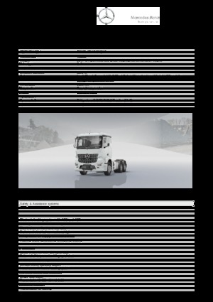 Tractoras Mercedes-Benz Arocs 2636 LS 6x4