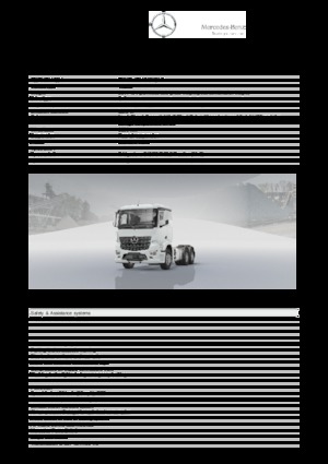 Tractoras Mercedes-Benz Arocs 2645 LS 6x4