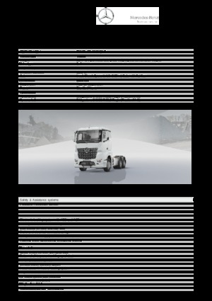 Tractoras Mercedes-Benz Arocs 3346 LS 6x4