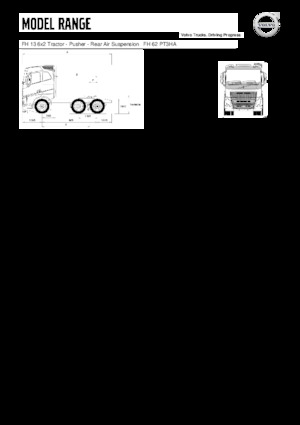 Tractoras Volvo Trucks FH13.420 6x2 Tractor - Pusher