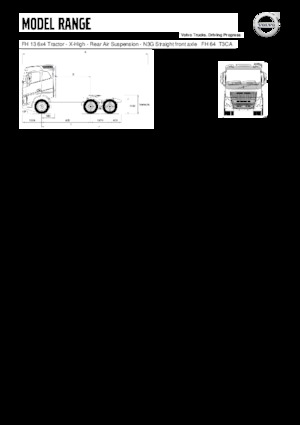 Tractoras Volvo Trucks FH13.420 6x4 Tractor - X-High
