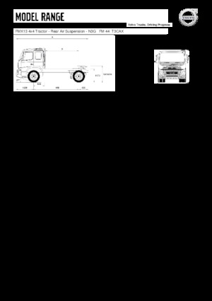 Tractoras Volvo Trucks FMX13.420 4x4 Tractor