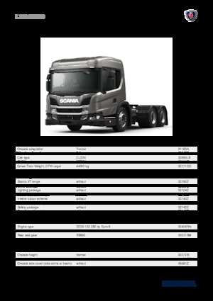 Tractoras Scania L 280 A6x4NB