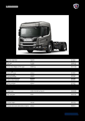 Tractoras Scania L 340 A4x2NB