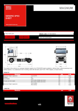 Tractoras Renault MAGNUM 440.19 4X2 T