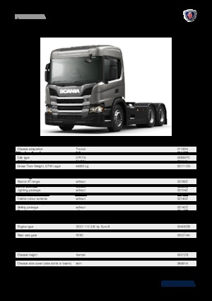 Tractoras Scania P 250 A6x2NA