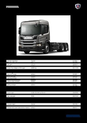 Tractoras Scania P 340 A6x2NA