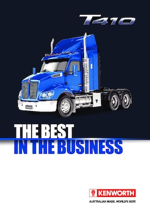 Tractoras Kenworth T410 600mm Aero roof MX13 8x4