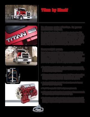 Tractoras Mack TITAN 64