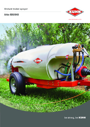 Pulverizadoras remolcables Kuhn Arbo 1500