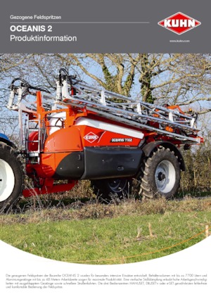 Pulverizadoras remolcables Kuhn Oceanis 2-5600