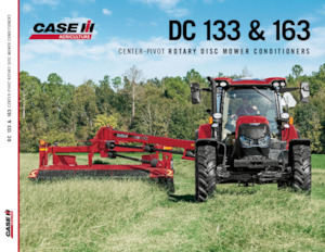 Segadoras remolcables discos con acondirionadores Case IH DC133