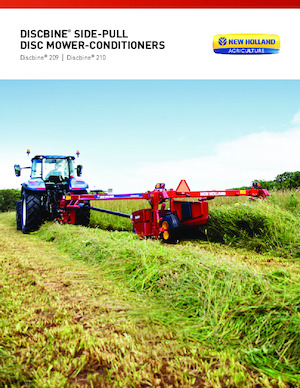 Segadoras remolcables discos con acondirionadores New Holland Discbine 210