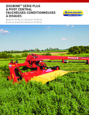 Segadoras remolcables discos con acondirionadores New Holland Discbine 313 PLUS