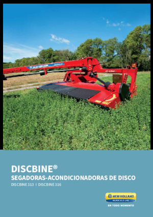 Segadoras remolcables discos con acondirionadores New Holland Discbine 313 PLUS