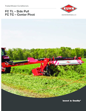 Segadoras remolcables discos con acondirionadores Kuhn FC 4061 TCR