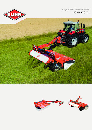 Segadoras remolcables discos con acondirionadores Kuhn FC 3161 TLD