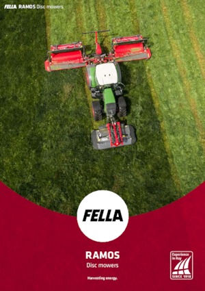 Segadoras remolcables discos con acondirionadores Fella Ramos 3575 Trans-KC