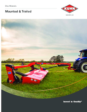 Segadoras remolcables discos sin acondirionadores Kuhn GMD 3550 TL