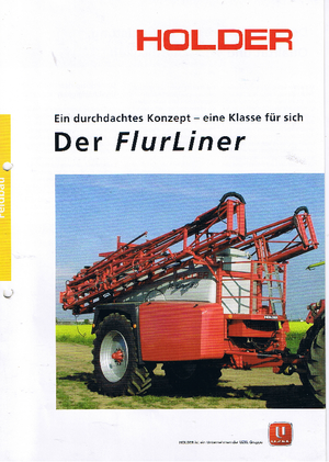 Pulverizadoras remolcables Holder FlurLiner 6,0