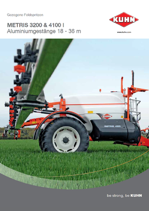 Pulverizadoras remolcables Kuhn Metris 4100 RHA3