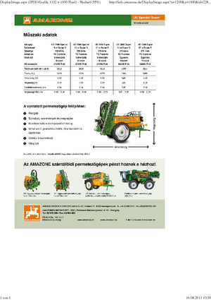 Pulverizadoras remolcables Amazone UG 3000 Special (18)