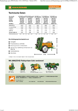 Pulverizadoras remolcables Amazone UG 3000 Special (21)