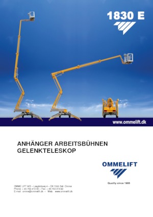 Plataformas elevadoras articuladas sobre camión OMMELIFT 1830 EX