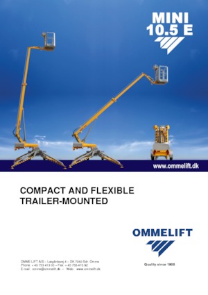 Plataformas elevadoras articuladas sobre camión OMMELIFT Mini 10.5 E