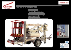Plataformas elevadoras articuladas remolcables Matilsa Parma 12 T