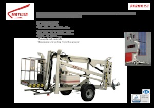Plataformas elevadoras articuladas remolcables Matilsa Parma 15 T