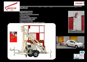 Plataformas elevadoras articuladas remolcables Matilsa Parma 7