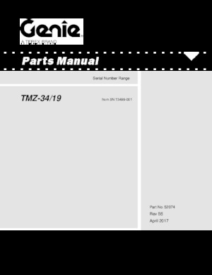 Plataformas elevadoras articuladas sobre camión Genie TMZ 34/19