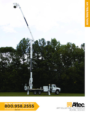 Plataformas elevadoras articuladas remolcables Altec AH75B