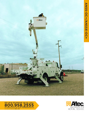 Plataformas elevadoras articuladas remolcables Altec AN55-OC+