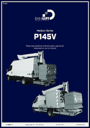 Plataformas elevadoras articuladas sobre camión Danilift P145V