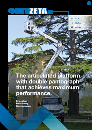 Plataformas telescópicas sobre camión CTE ZETA 22