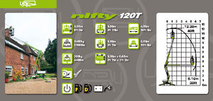 Plataformas elevadoras articuladas sobre camión Niftylift NL 120 T