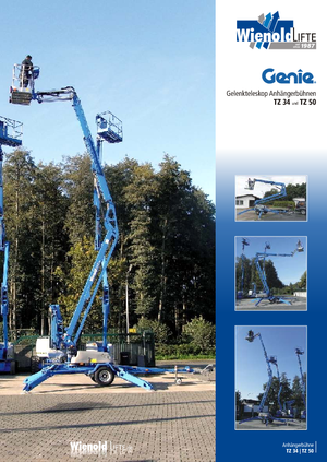 Plataformas elevadoras articuladas sobre camión Genie TMZ 34/20 DC