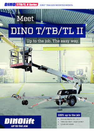 Plataformas telescópicas remolcables Dino Lift Dino 105TL II