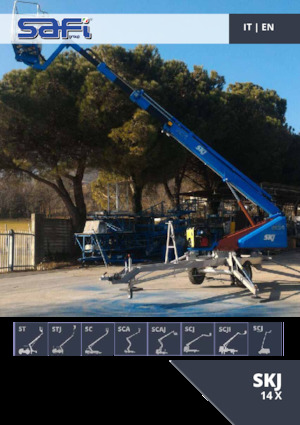 Plataformas telescópicas remolcables Safi SKJ 14
